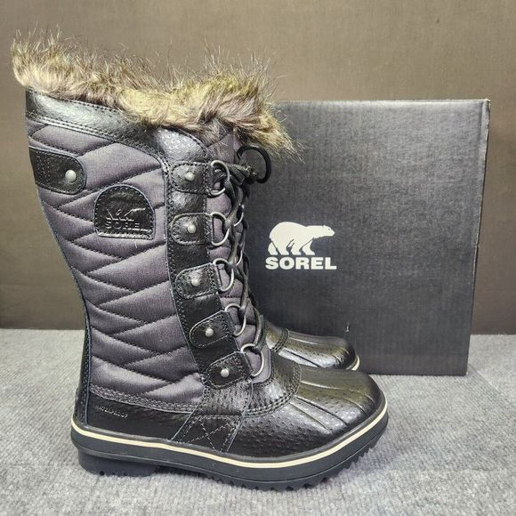 Sorel Shoes - Sorel Tofino II Womens Size 5 Black Mid Calf Waterproof Snow Boots NL2332-010